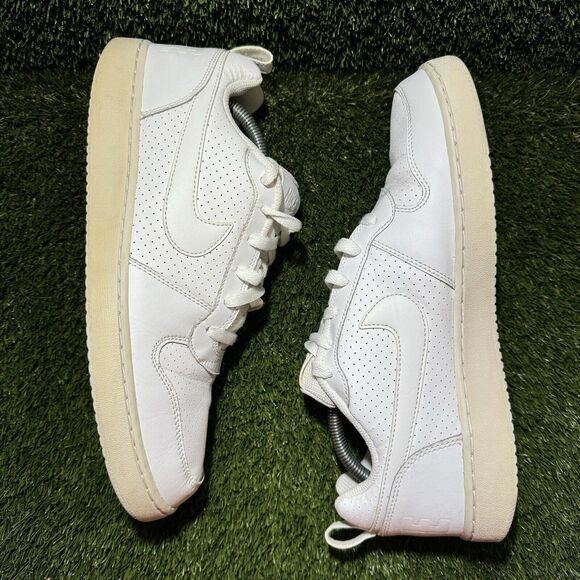 Size 10.5 - Nike Court Borough Low Triple White - Picture 3 of 7